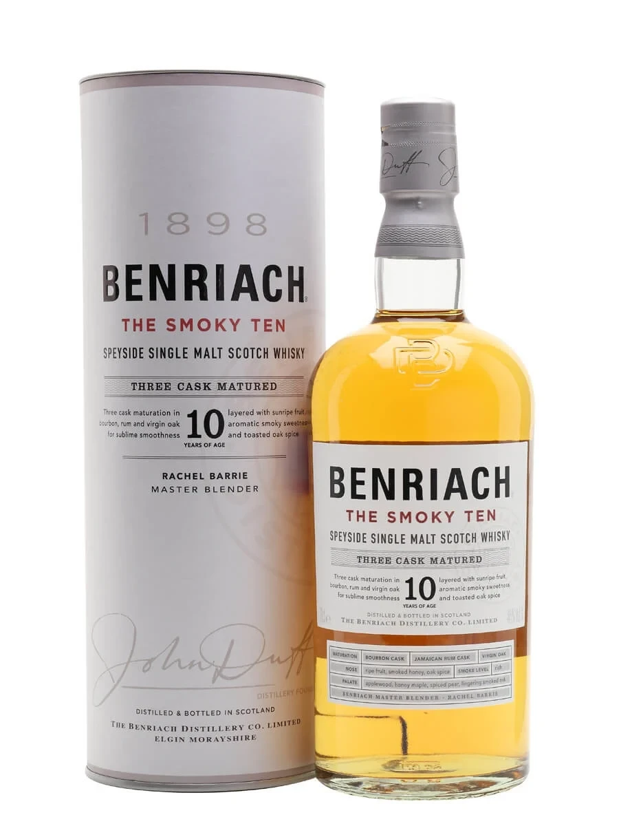 BENRIACH SMOKY TEN 10YO SPEYSIDE SINGLE MALT WHISKY 0.7 LT
